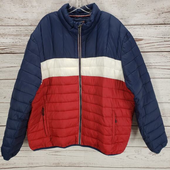 Swiss Tech  Men's Multicolor Full Zip Puffer Jacket Size 2XL - Picture 2 of 16